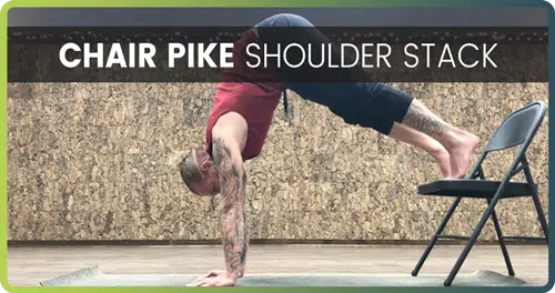 How To Do A Handstand Chair Pike 2