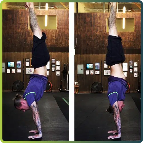 How to handstand before after