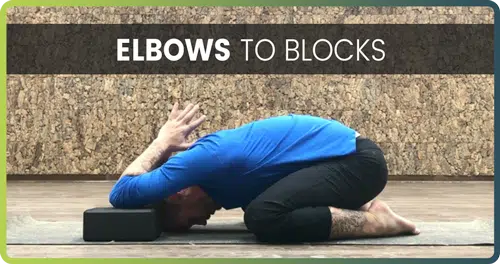 how to handstand elbows to blocks