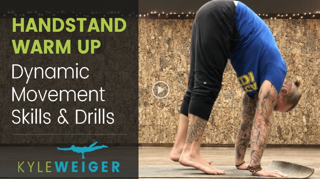 How To Do A Handstand Easier with coach Kyle Weiger's course