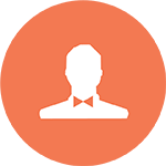 Profile Icon Orange Background