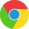 Graphic Logo of Chrome