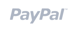 Logo of Paypal White Text
