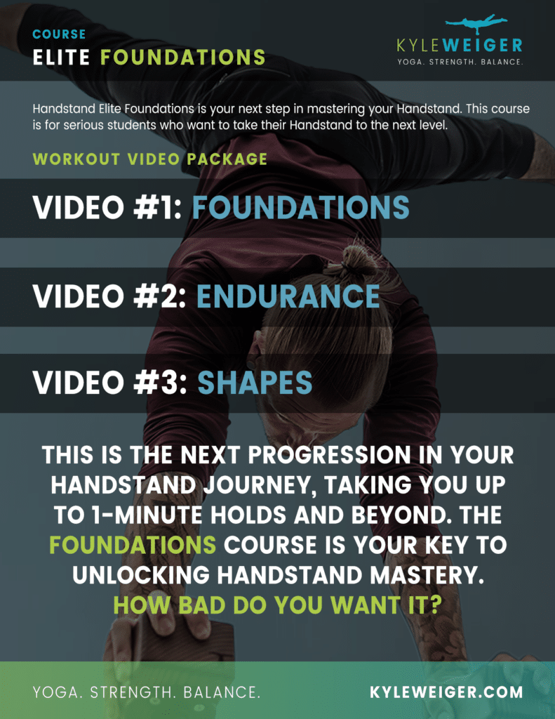 Graphic of Coach Kyle Weiger's Elite Foundations Video Course
