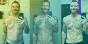 How I Got Shredded 3-month progress picture